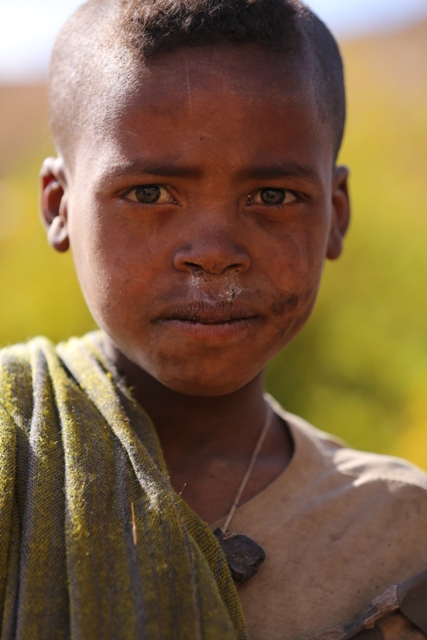 jeune berger du Simien. Ethiopie